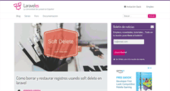 Desktop Screenshot of laraveles.com